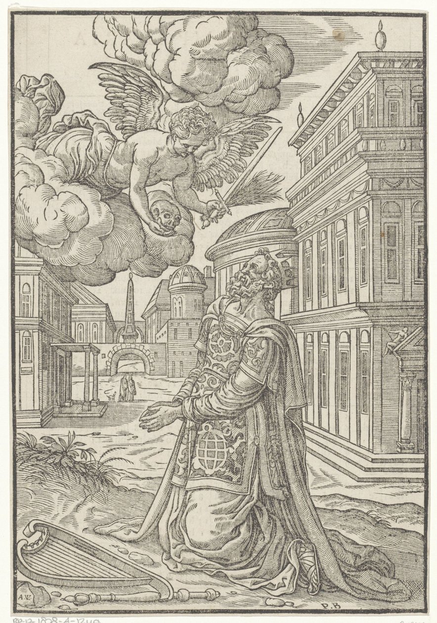 Knielende David door Antoni van Leest