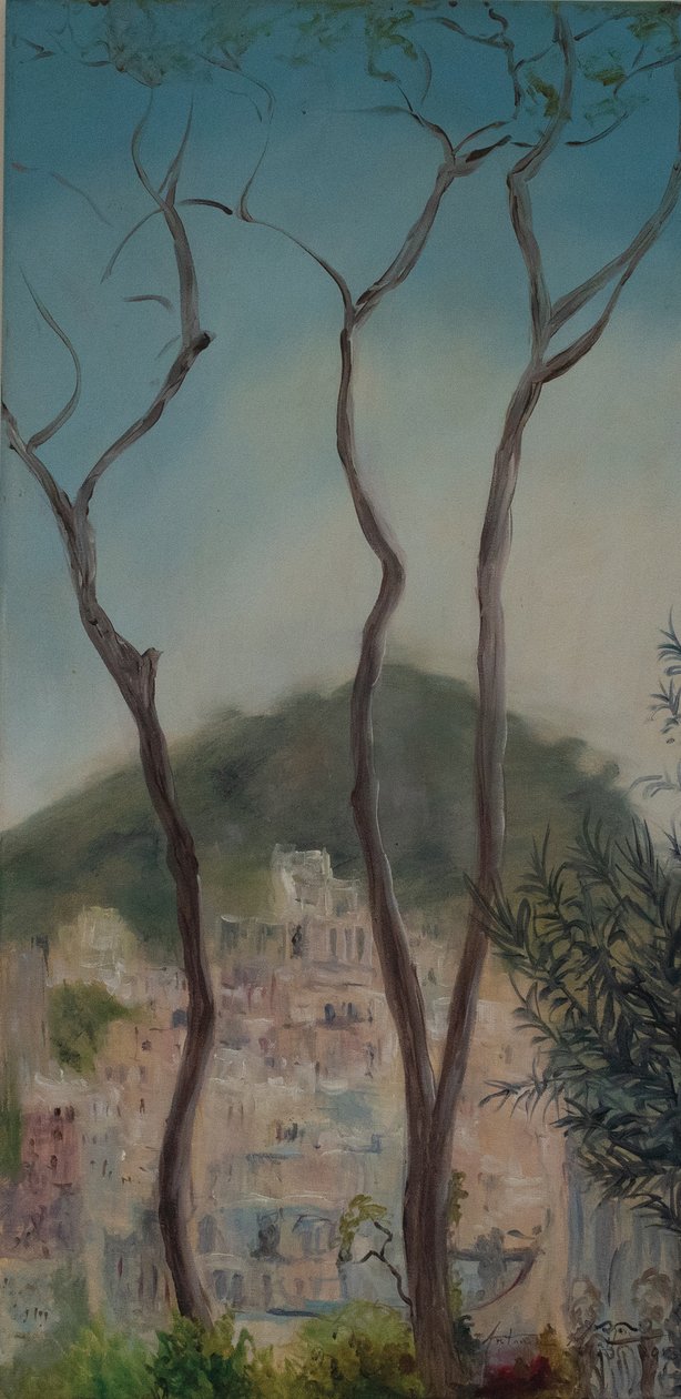 Italiaanse bomen, Amalfikust, 2018 door Antonia Myatt