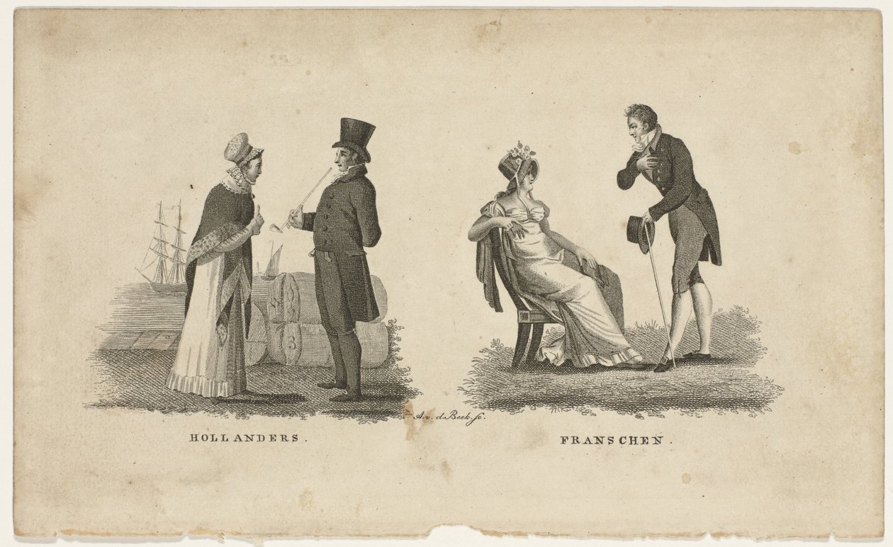 Hollanders en Fransen door Antonie van der Beek