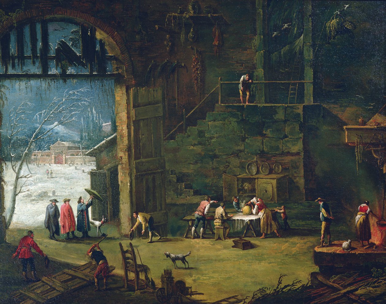 De seizoenen - Winter door Antonio Diziani