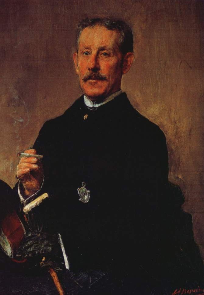 Daniel Sargent Curtis door Antonio Mancini