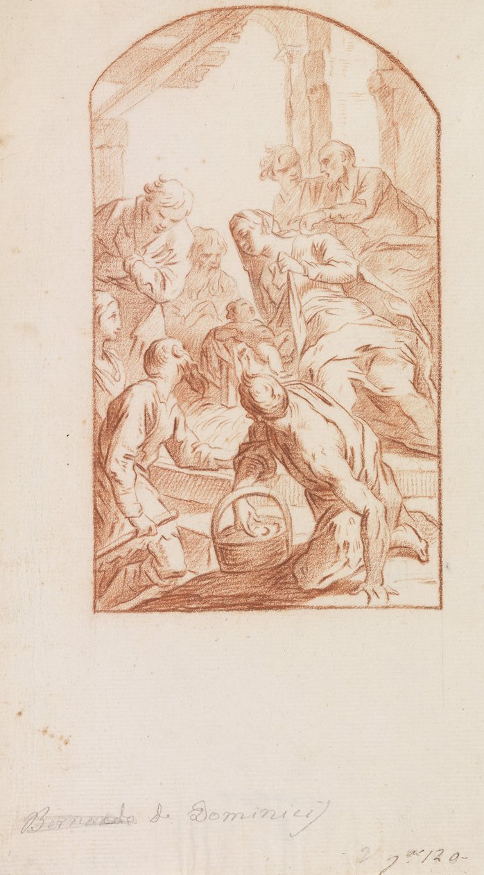 De Aanbidding der Herders door Antonio di Dominici