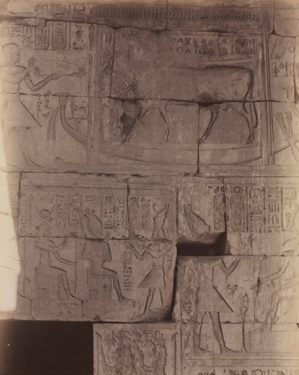Deir el-Medineh, Heilige Barge door Antonio Beato