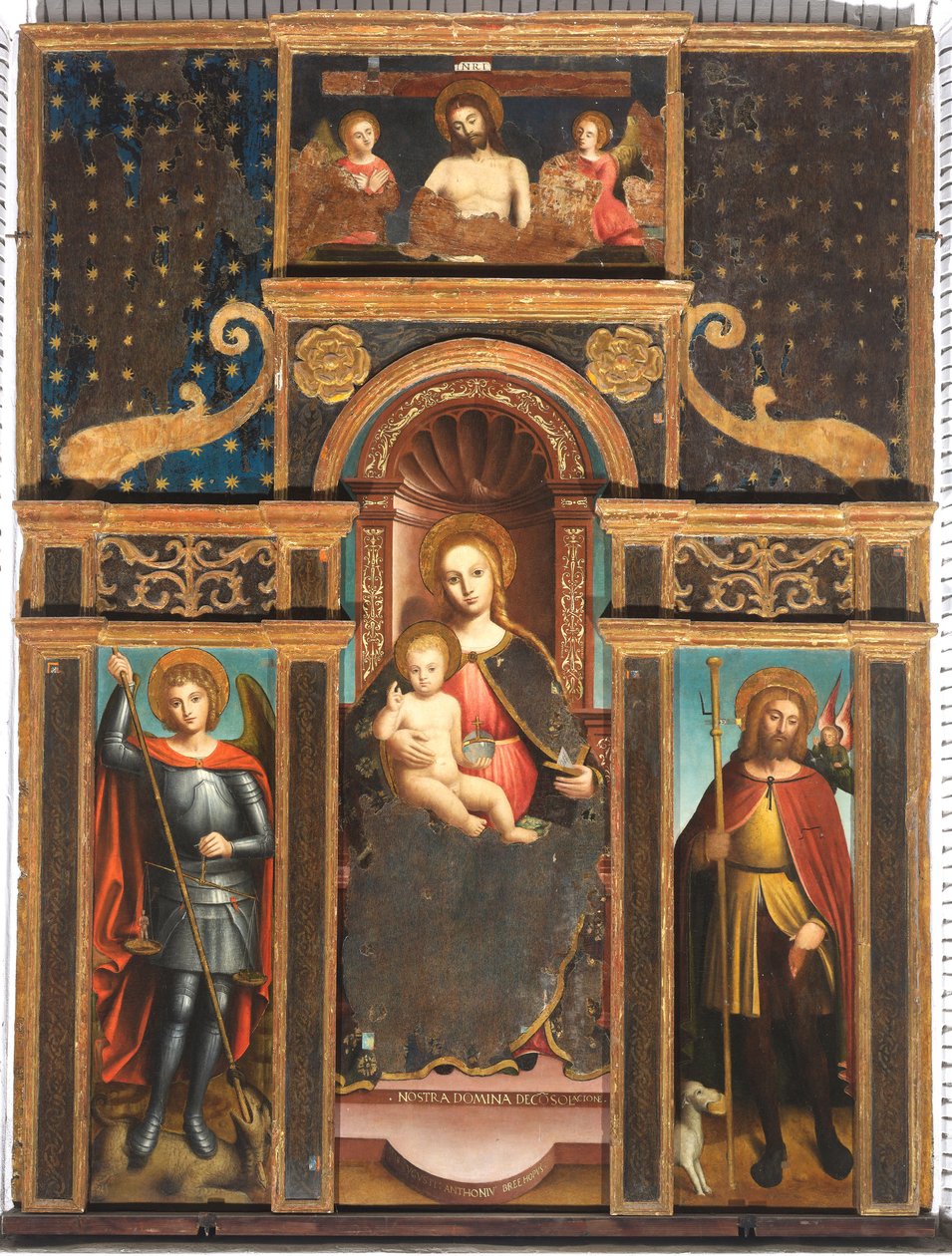 Polyptiek van Onze-Lieve-Vrouw van Troost door Antonio Brea