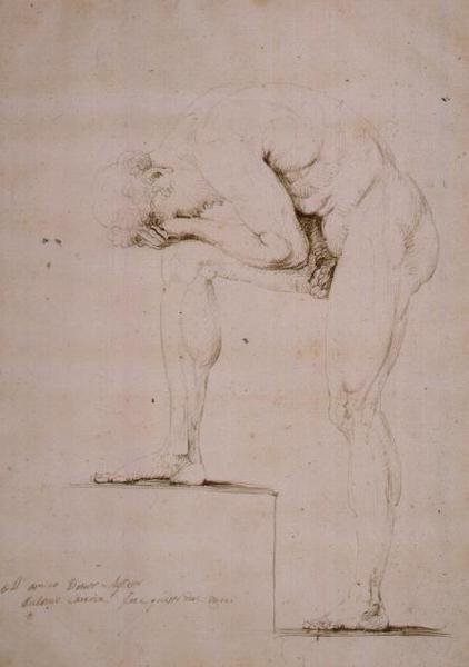 Mannelijke Naakt Huilend door Antonio Canova