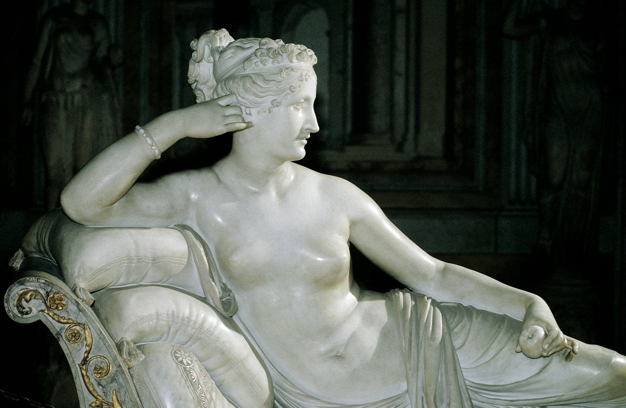 Paolina Borghese als Venus Victrix door Antonio Canova