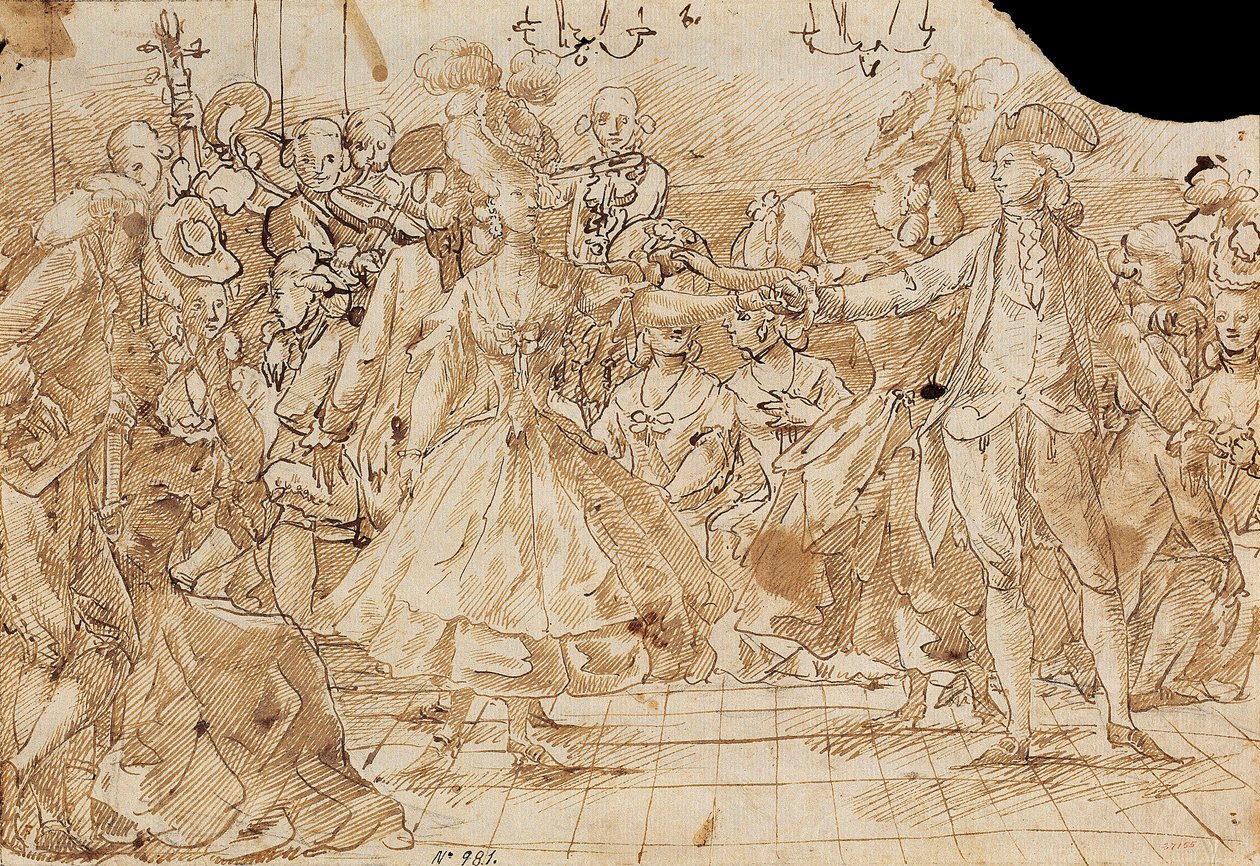 ""Menuet"" - Werk van Antonio Casanovas Torrents (1752-1796) door Antonio Casanovas i Torrents