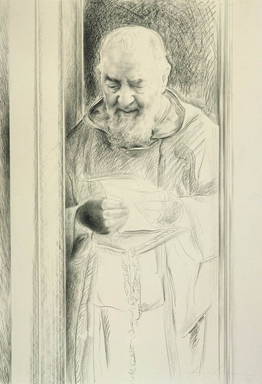 Padre Pio Lezend, 1988-89 door Antonio Ciccone