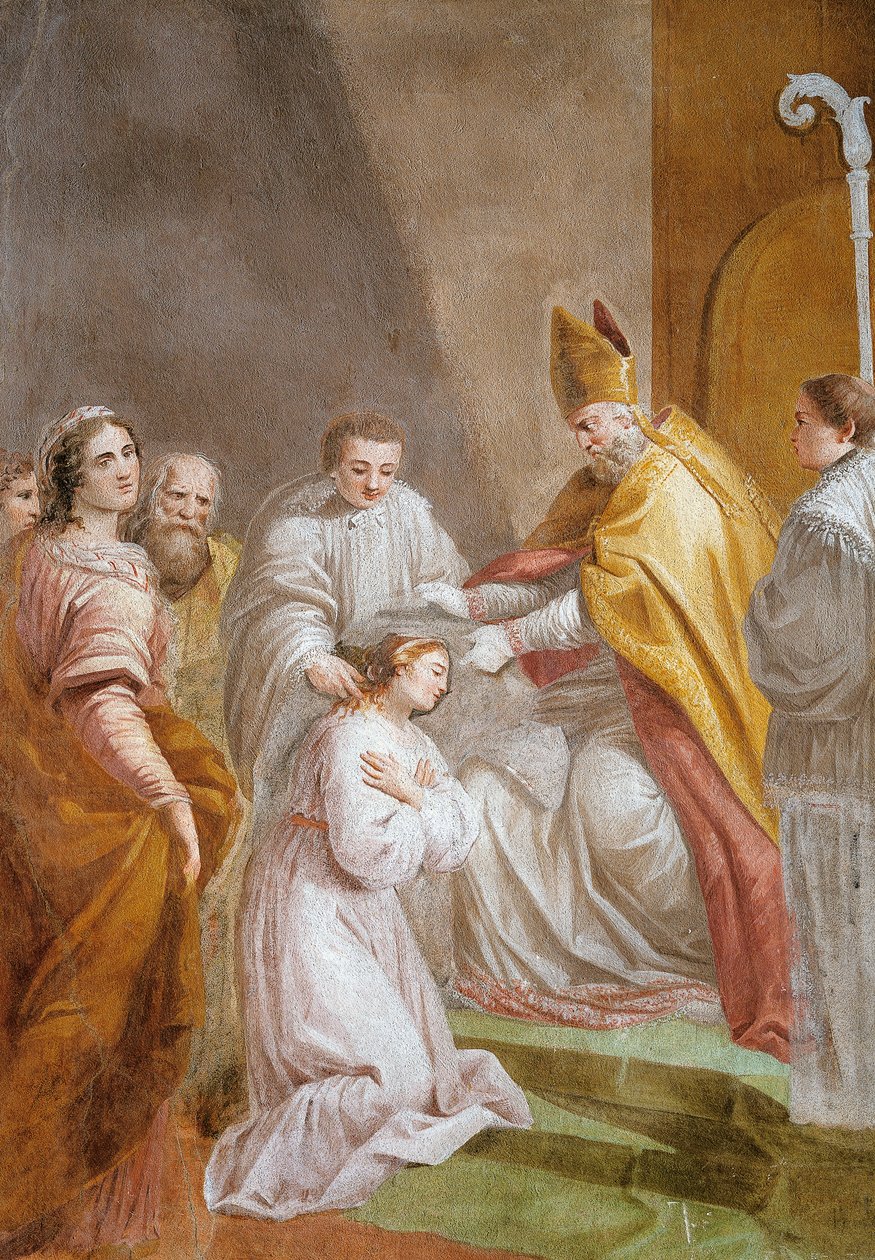 Wijding van Sint Liberata door Antonio Fedi