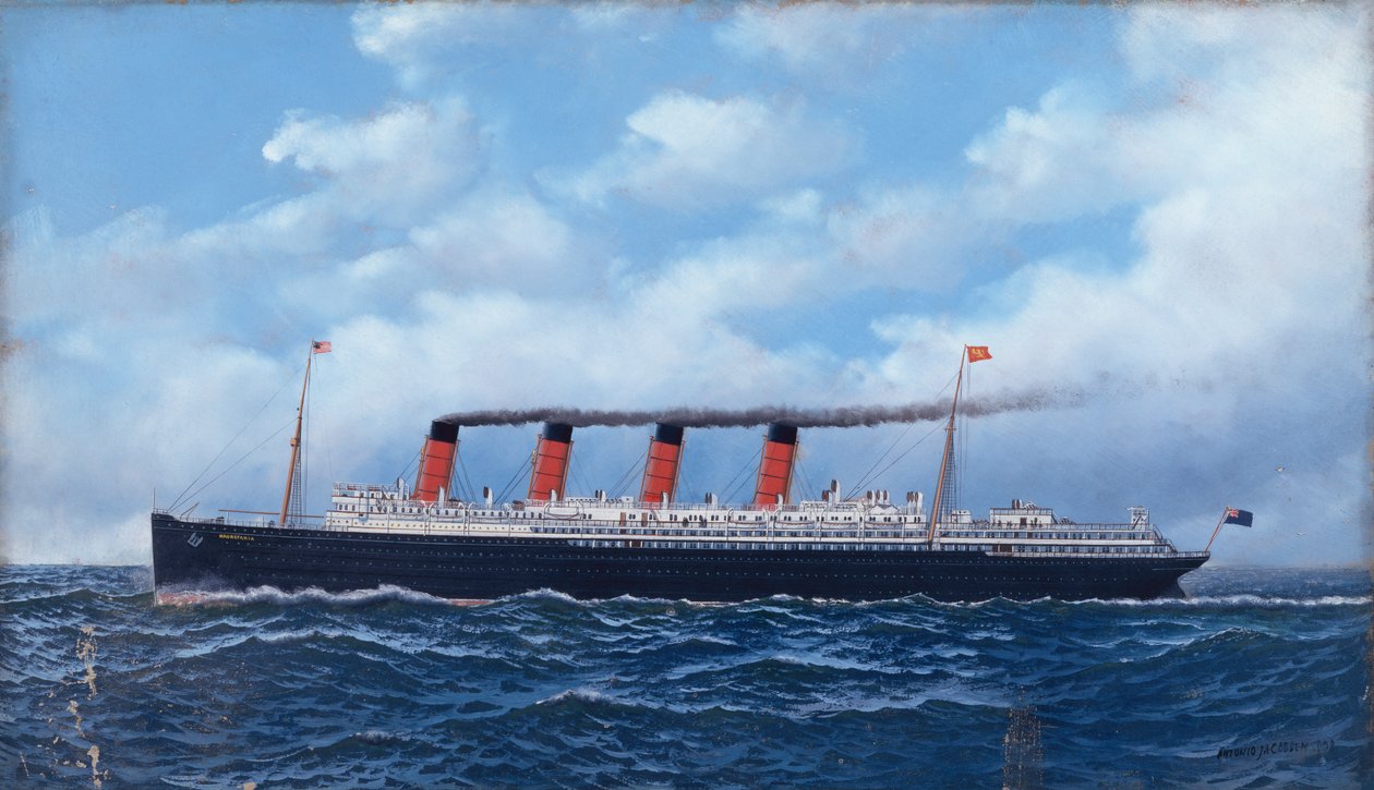 Het Cunard-schip 