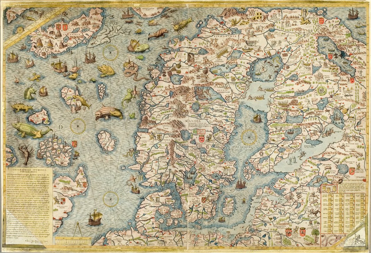 Carta Marina, origineel door Antonio Lafreri