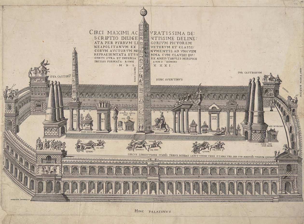 Circi Maximi Accuratissima Descriptio door Antonio Lafreri