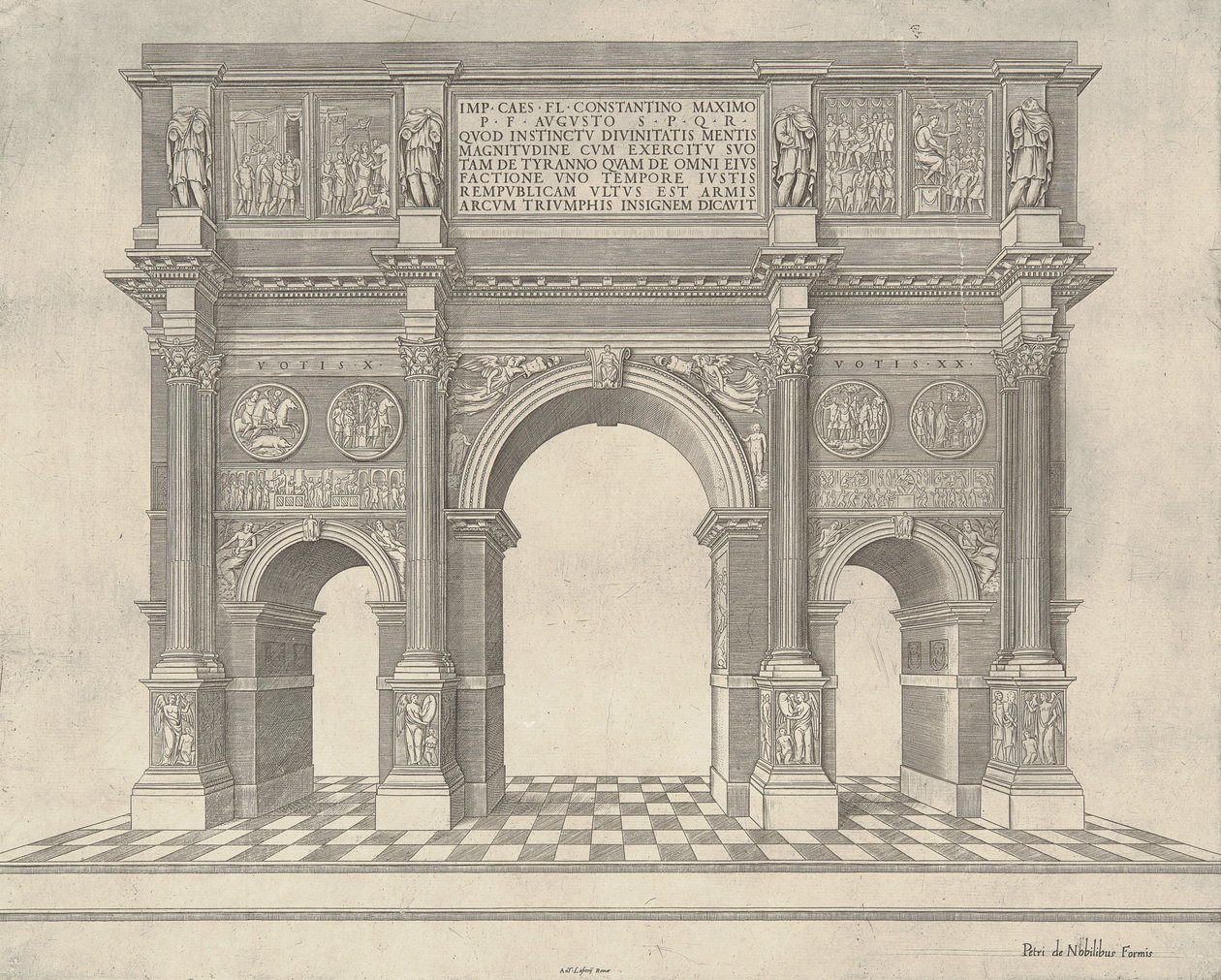 Speculum Romanae Magnificentiae door Antonio Lafreri
