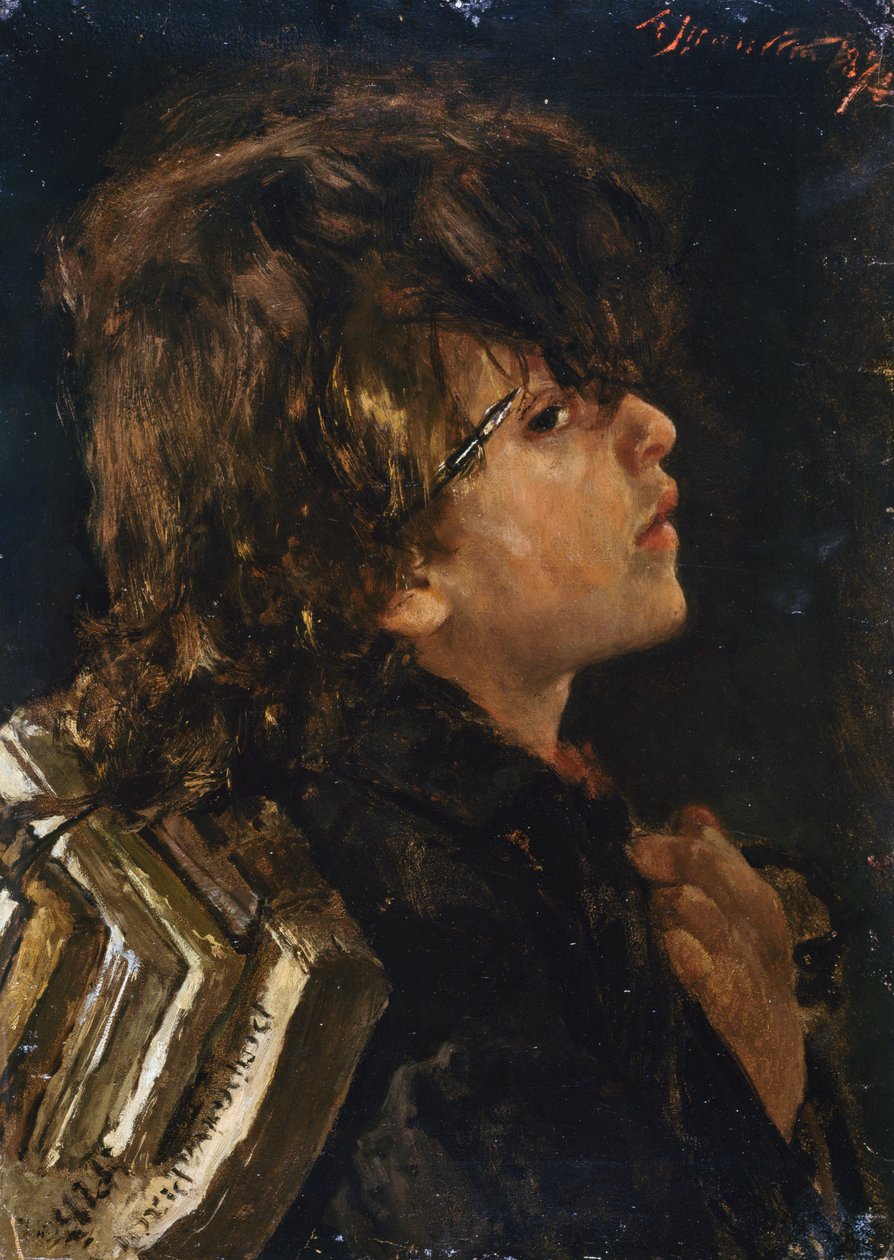 Schooljongen door Antonio Mancini
