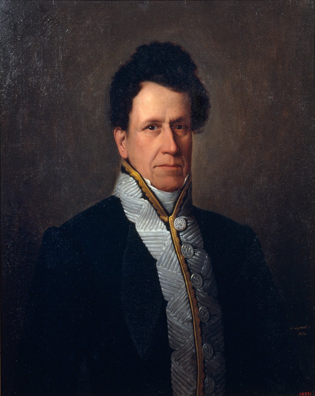 Portret van Manuel Mª Gutiérrez door Antonio María Esquivel