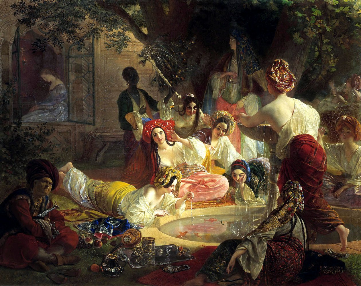 De fontein van Bahçesaray door Antonio Molinari