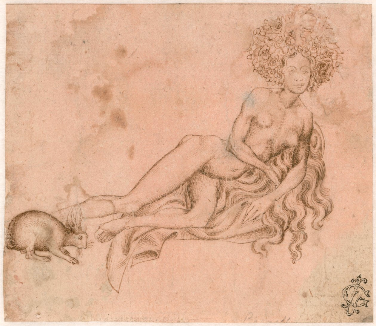 Allegorie van Luxuria, ca. 1426 door Antonio Pisanello