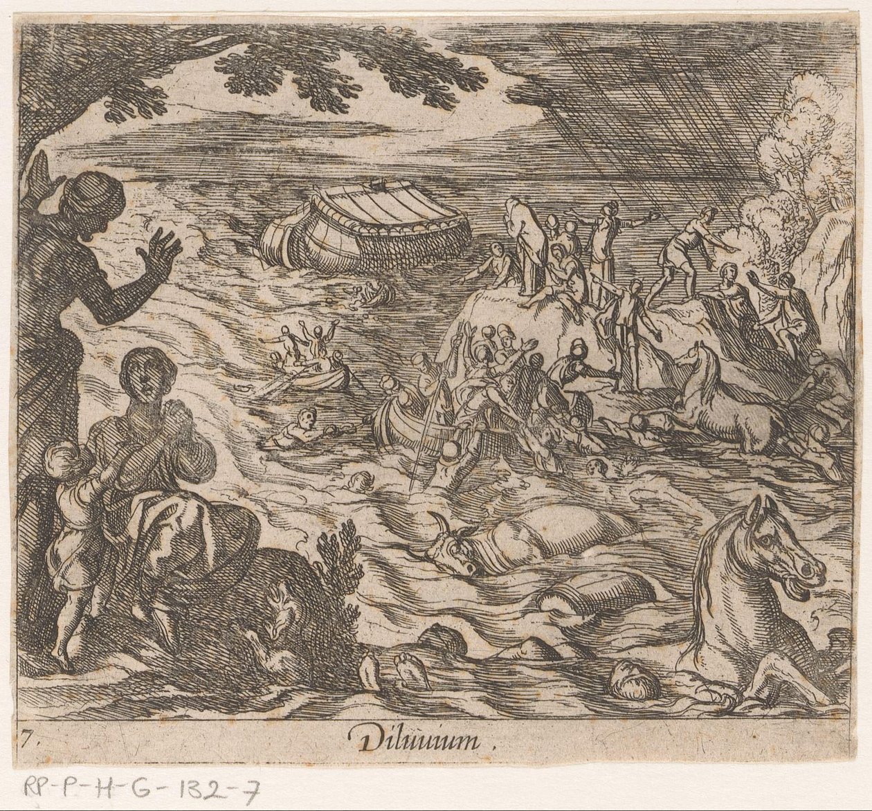 De Zondvloed door Antonio Tempesta