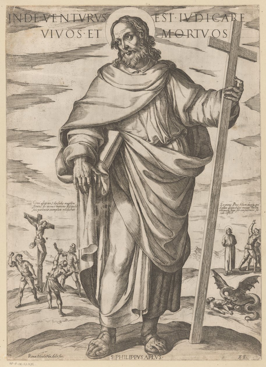 De heilige Filippus door Antonio Tempesta
