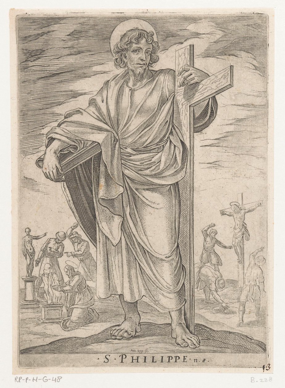 De heilige Filippus door Antonio Tempesta