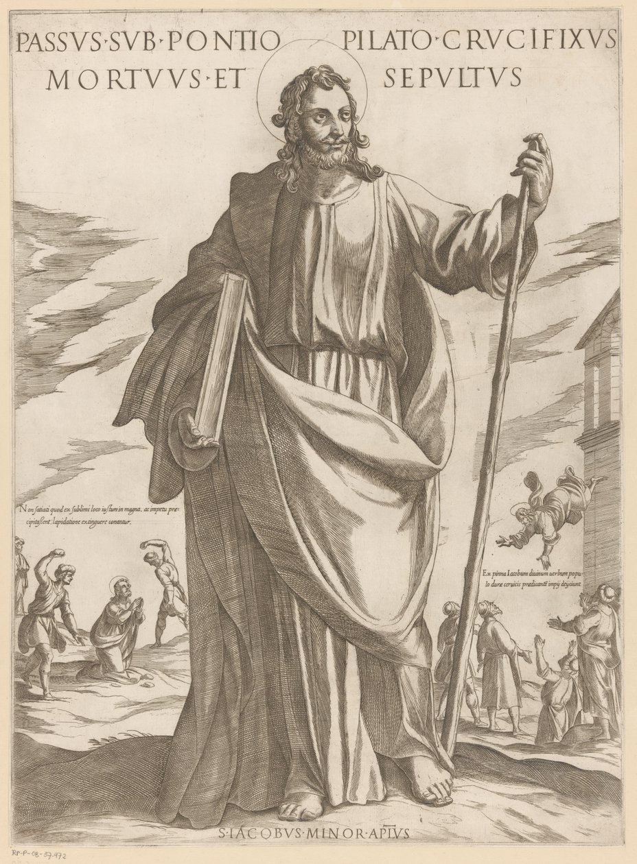 De heilige Jakobus de Mindere door Antonio Tempesta