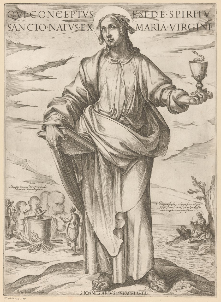 De heilige Johannes door Antonio Tempesta