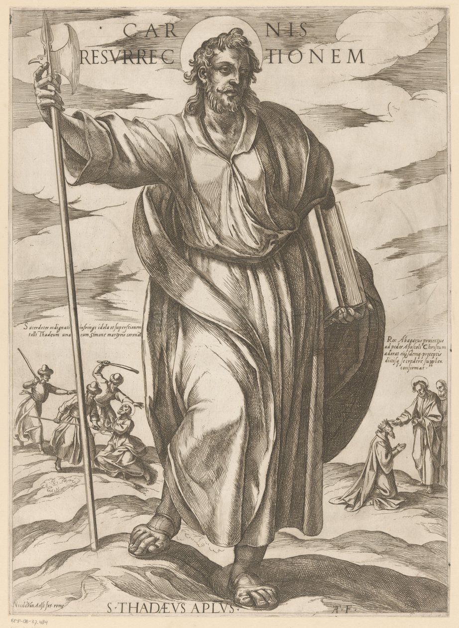 De heilige Judas Taddeüs door Antonio Tempesta