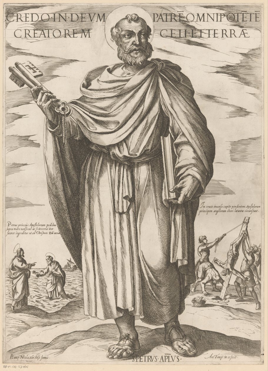 De heilige Petrus door Antonio Tempesta