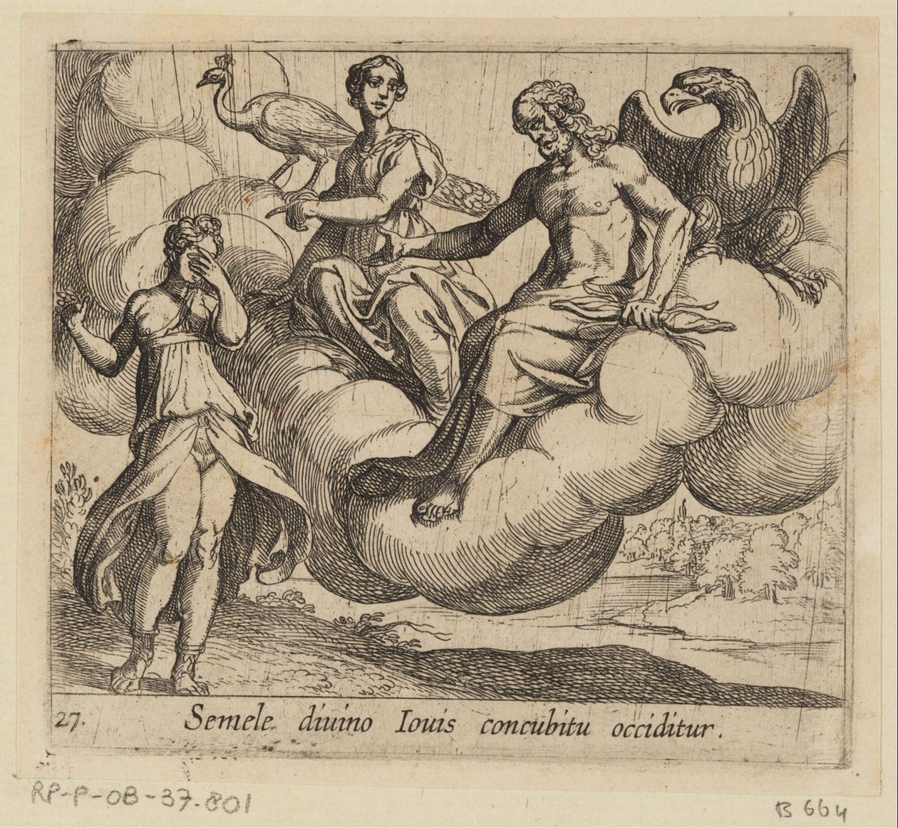 De wens van Semele door Antonio Tempesta
