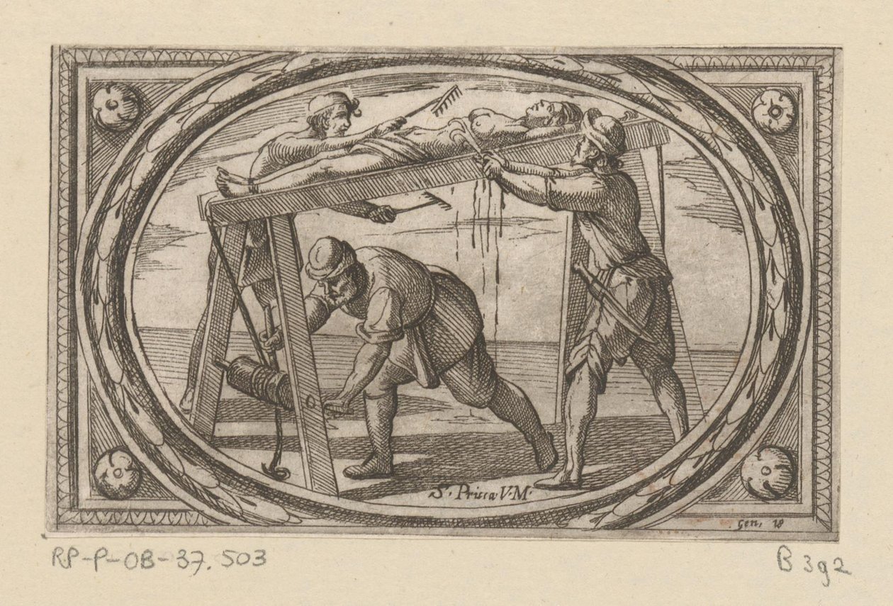H. Prisca door Antonio Tempesta