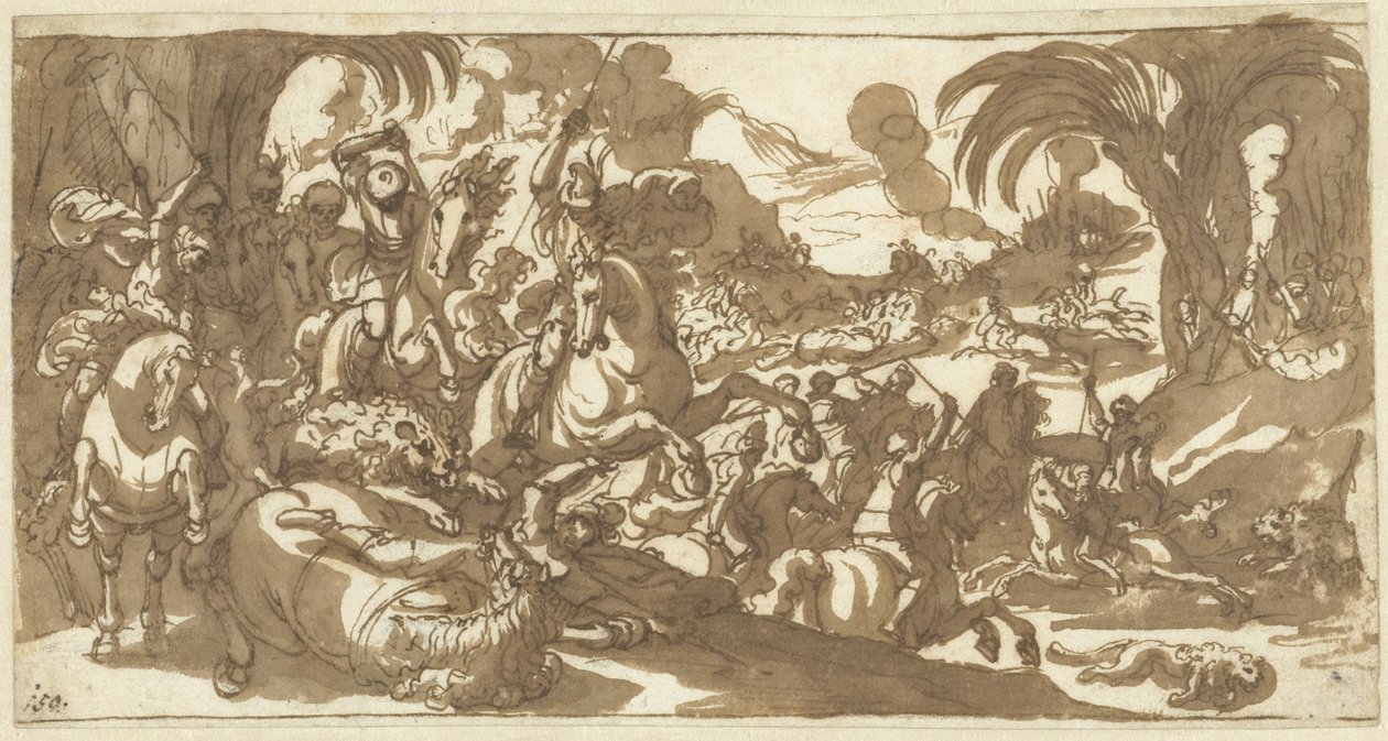Leeuwenjacht door Antonio Tempesta
