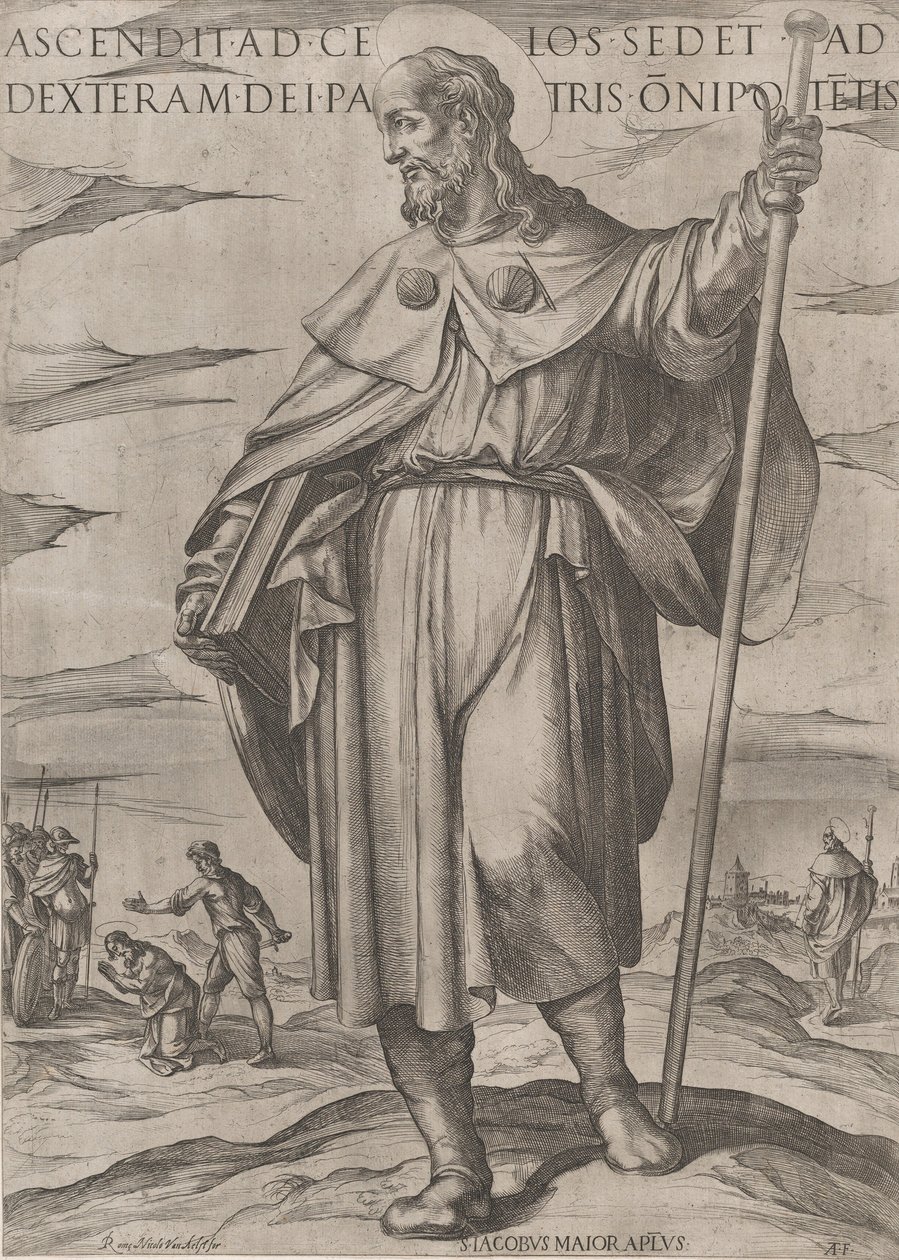 St. Jacobus de Meerdere, eind 16e eeuw door Antonio Tempesta