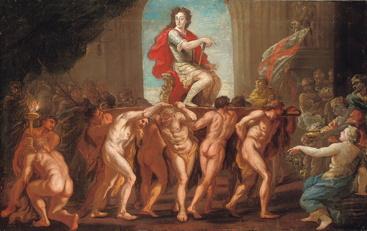 Schets voor een muurschildering in St. George