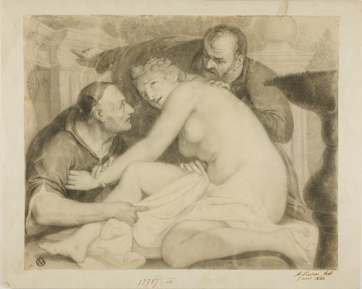 Susanna en de Ouderen door Antonio Viviani