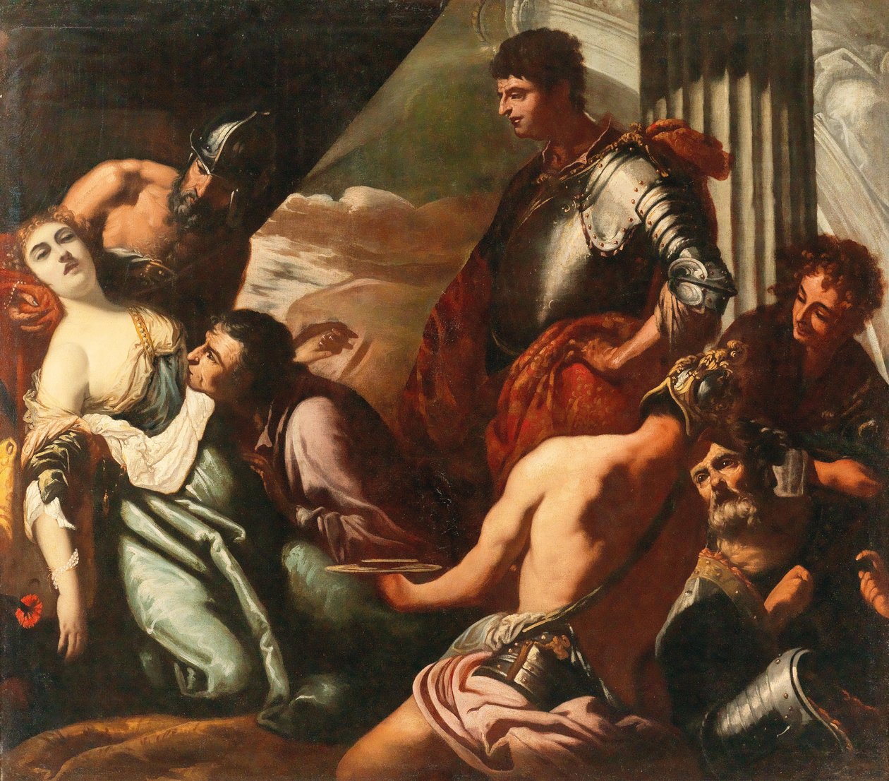 De dood van Agrippina door Antonio Zanchi