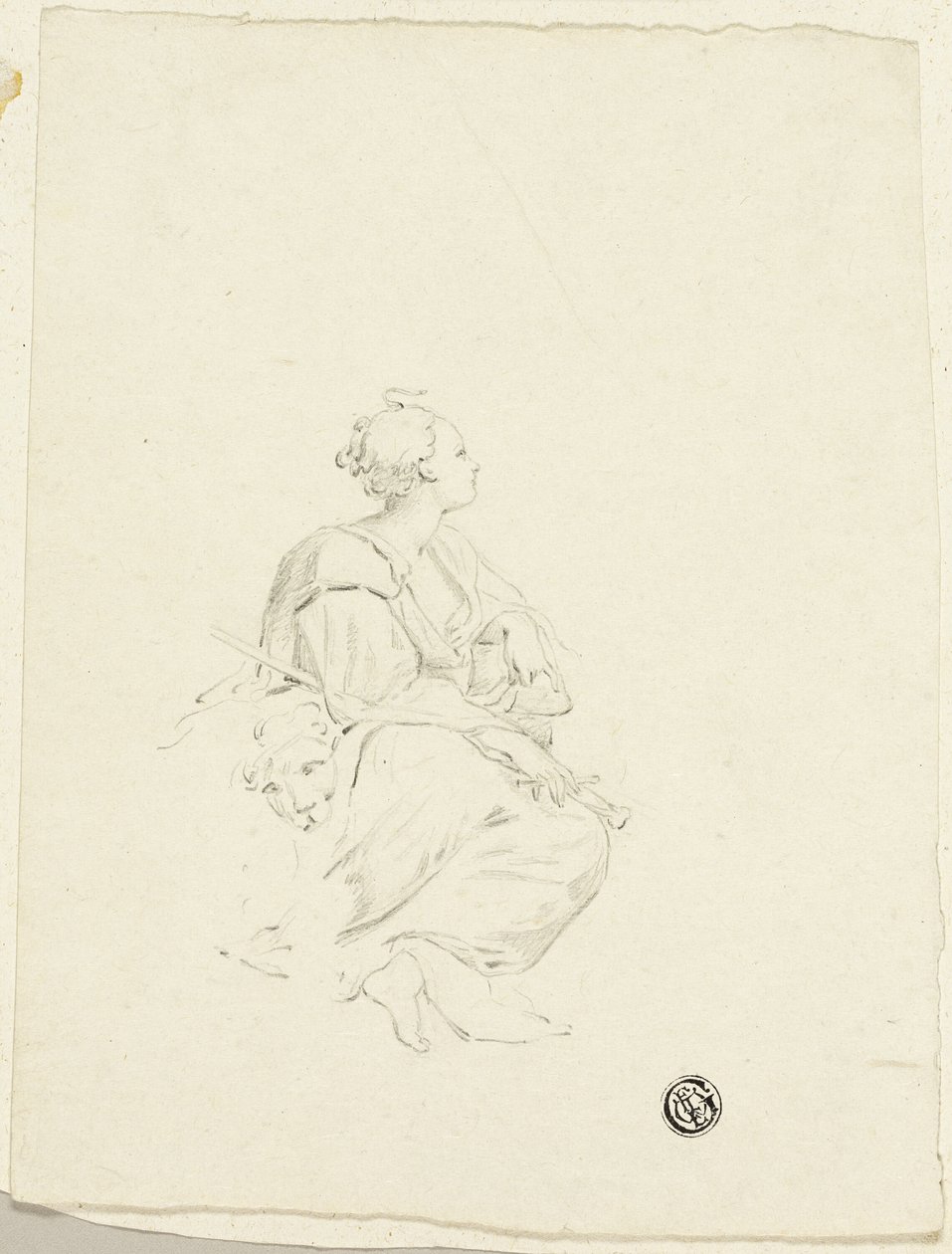 Kardinale Deugden of Sint Eufemia door Antonio da Correggio