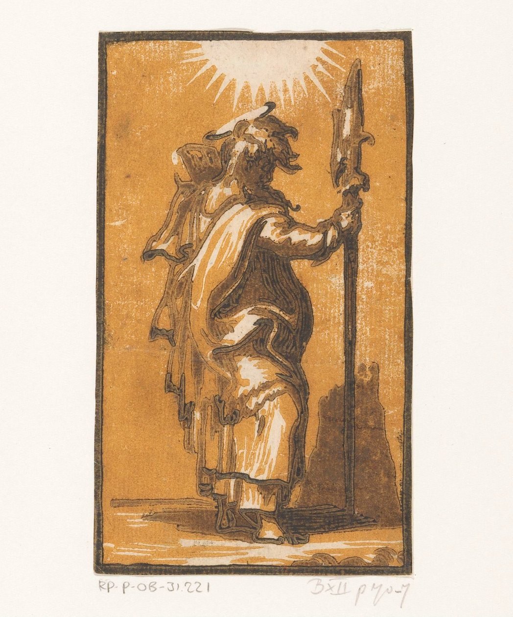 Heilige Matteüs door Antonio da Trento (attributed to)