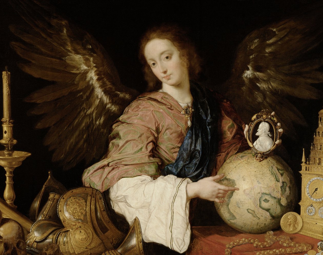 Allegorie op ijdelheid door Antonio de Pereda