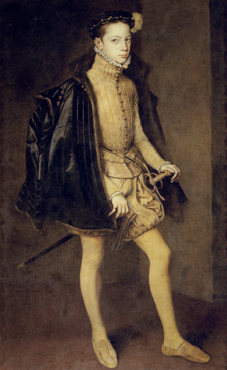 Portret van Alessandro Farnese, hertog van Parma door Antonis Mor