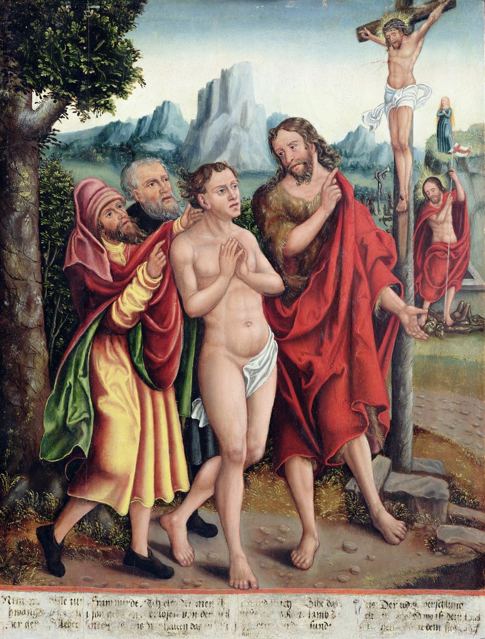 Allegorie van de redding van de mensheid door Antonius Heusler