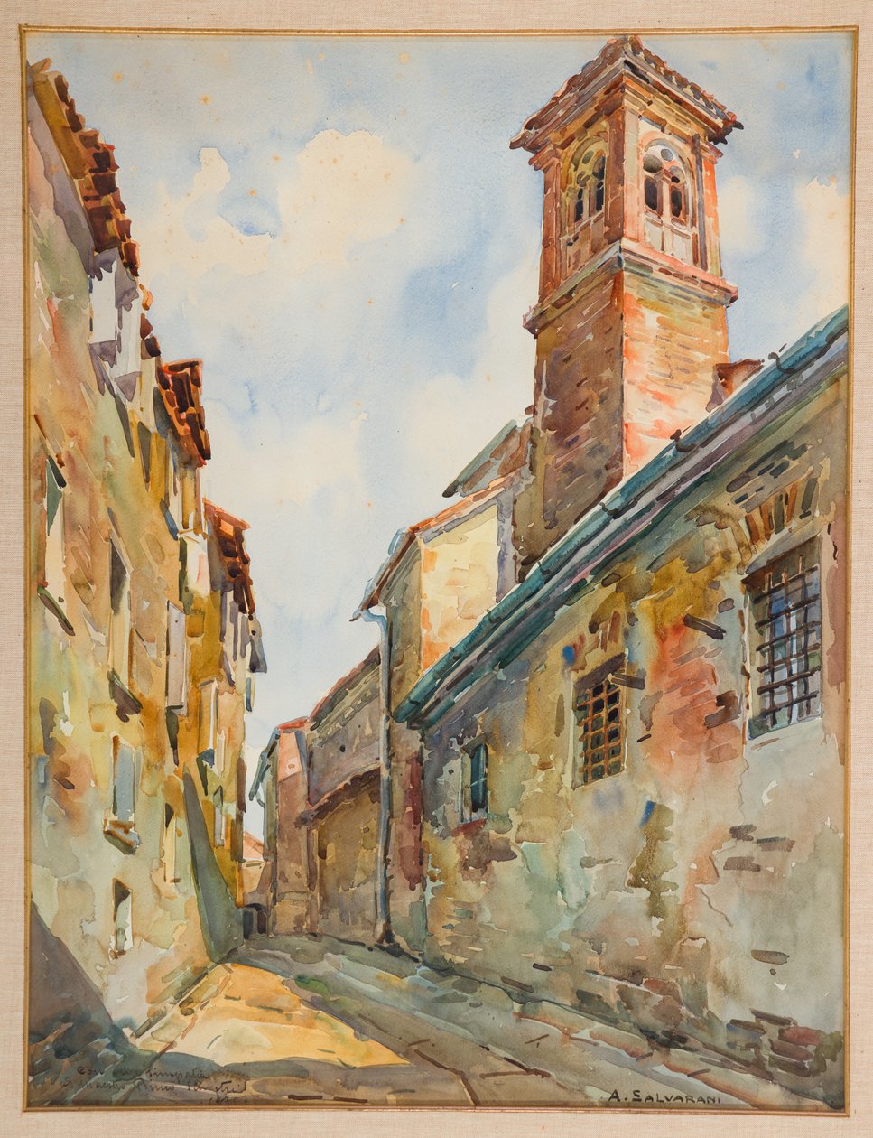 St. Paul Kerk in Modena door Arcangelo Salvarani