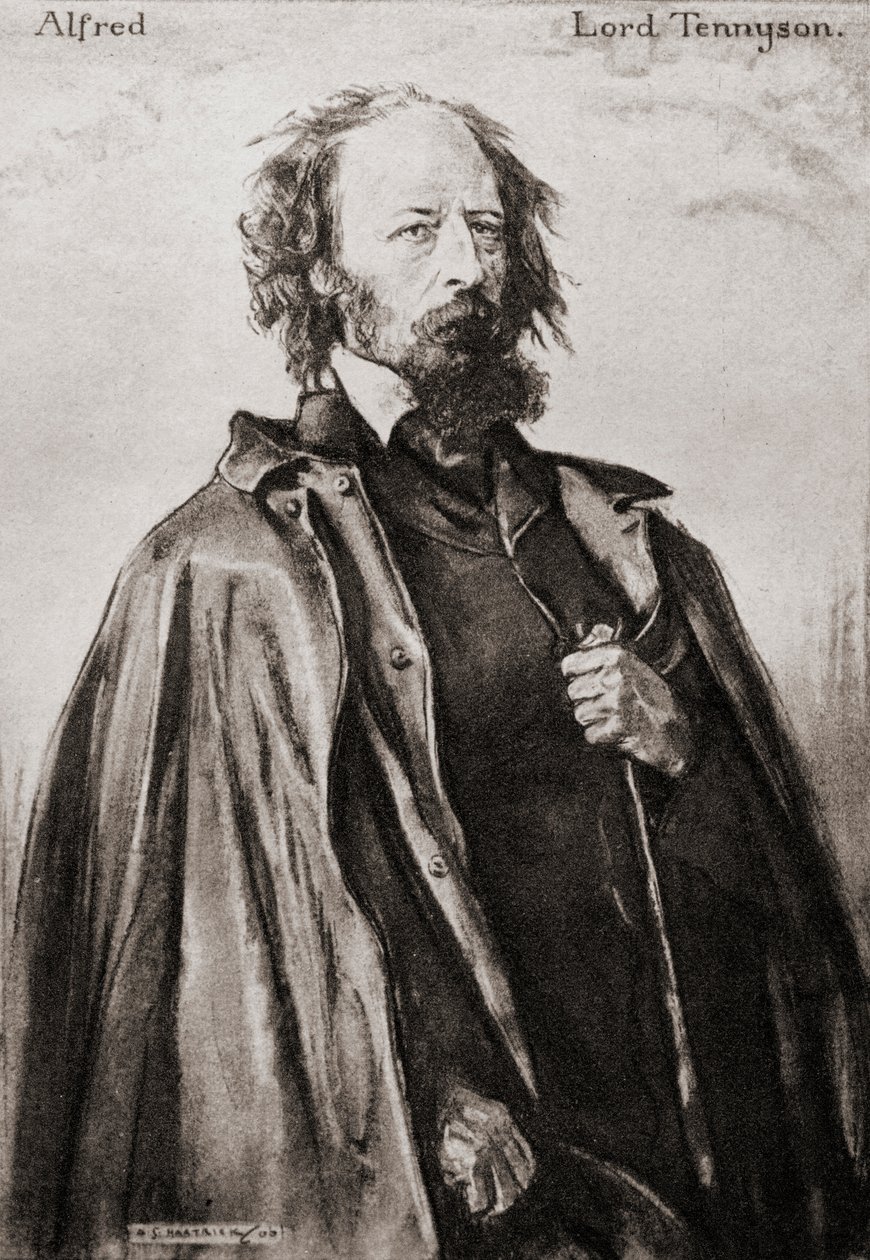 Alfred Tennyson door Archibald Standish Hartrick