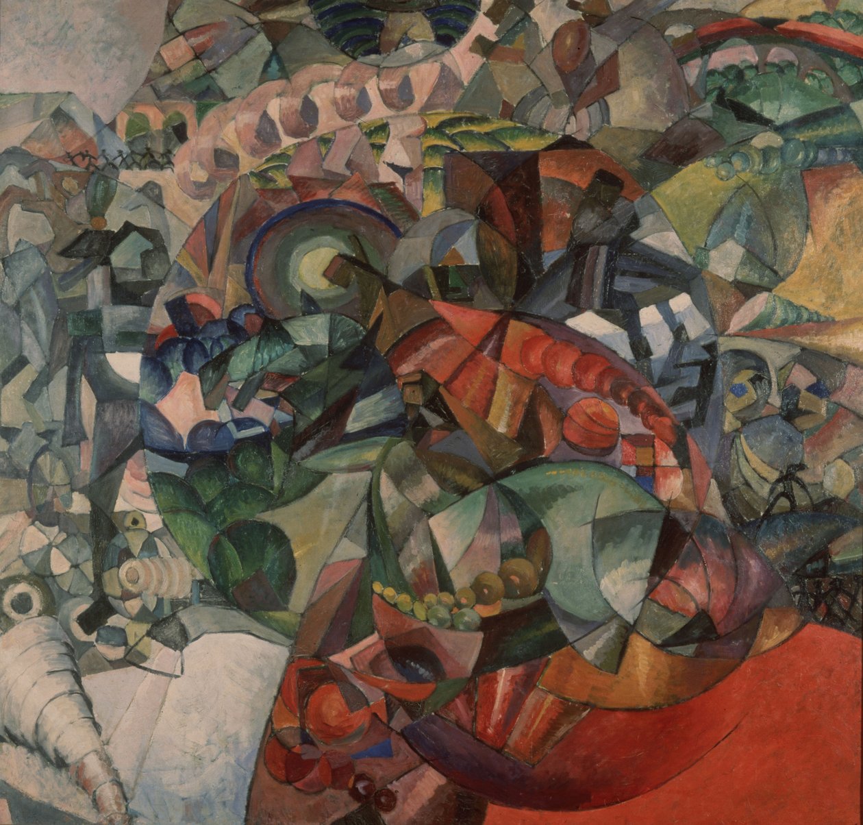 Allegorie van de Patriottische Oorlog van 1812, 1912 door Aristarkh Vasilievic Lentulov