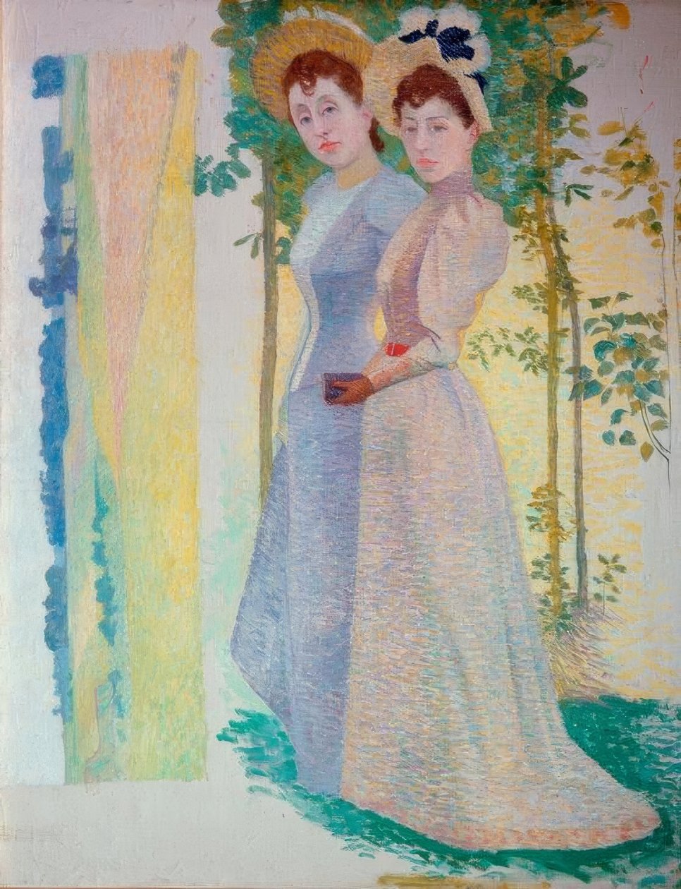 A. Maillol, twee vrouwen in landschap door Aristide Maillol