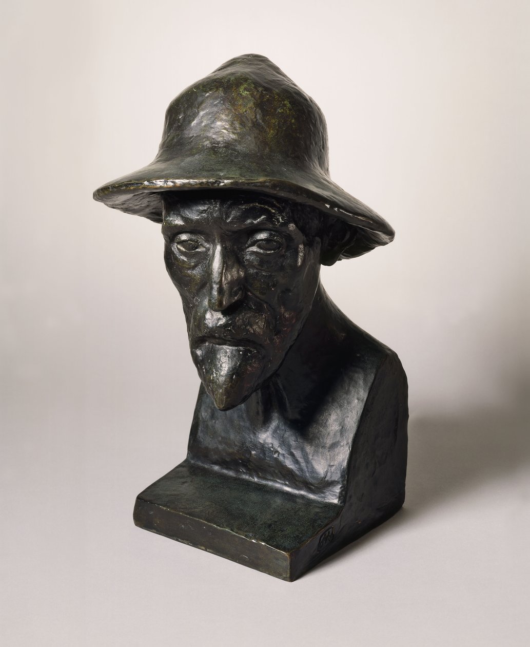Buste van Auguste Renoir, ca. 1907 door Aristide Maillol