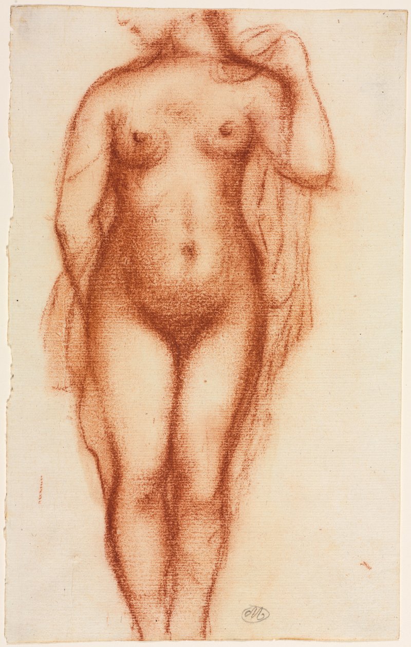 Nackte Frau stehend door Aristide Maillol