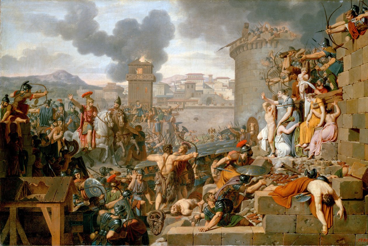 Metellus heft het beleg op, voor 1805 door Armand Charles Caraffe