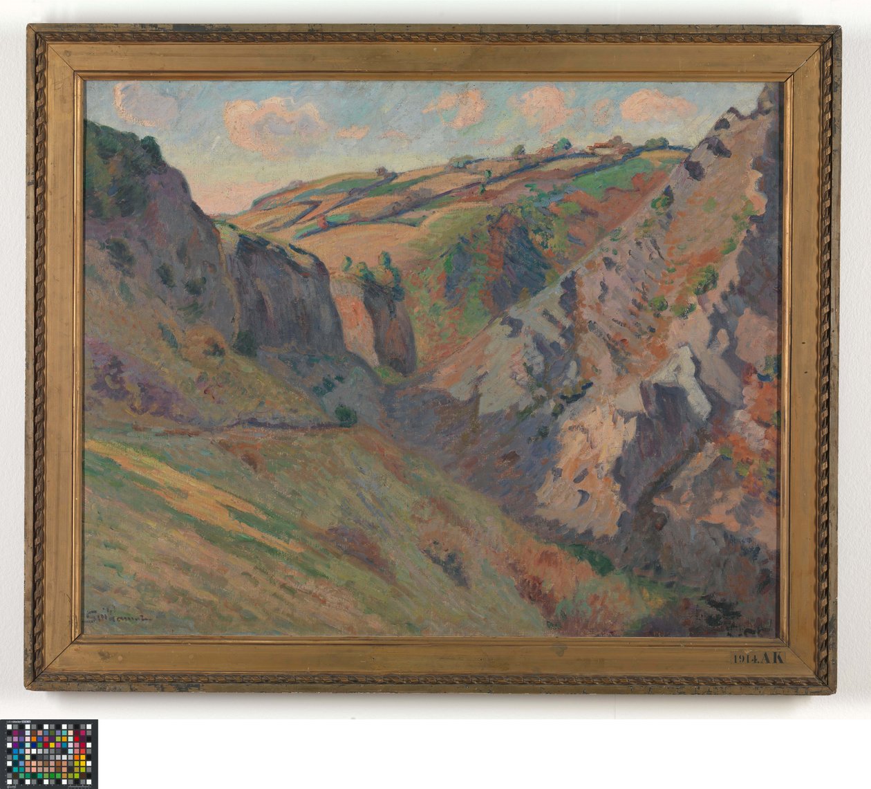 De grotten van Prunal bij Pontgibaud (Auvergne) door Armand Guillaumin