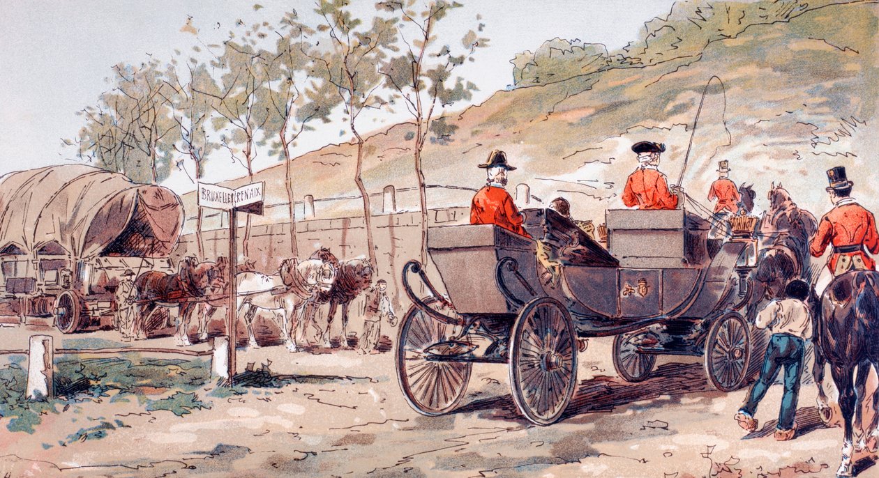 De koninklijke koets van Leopold I van België circa 1830, 1886 door Armand Jean Heins
