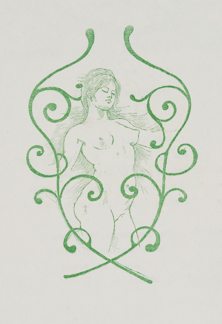 Dutch: Sluitvignet voor Charles Baudelaire, Les Fleurs du Mal door Armand Rassenfosse
